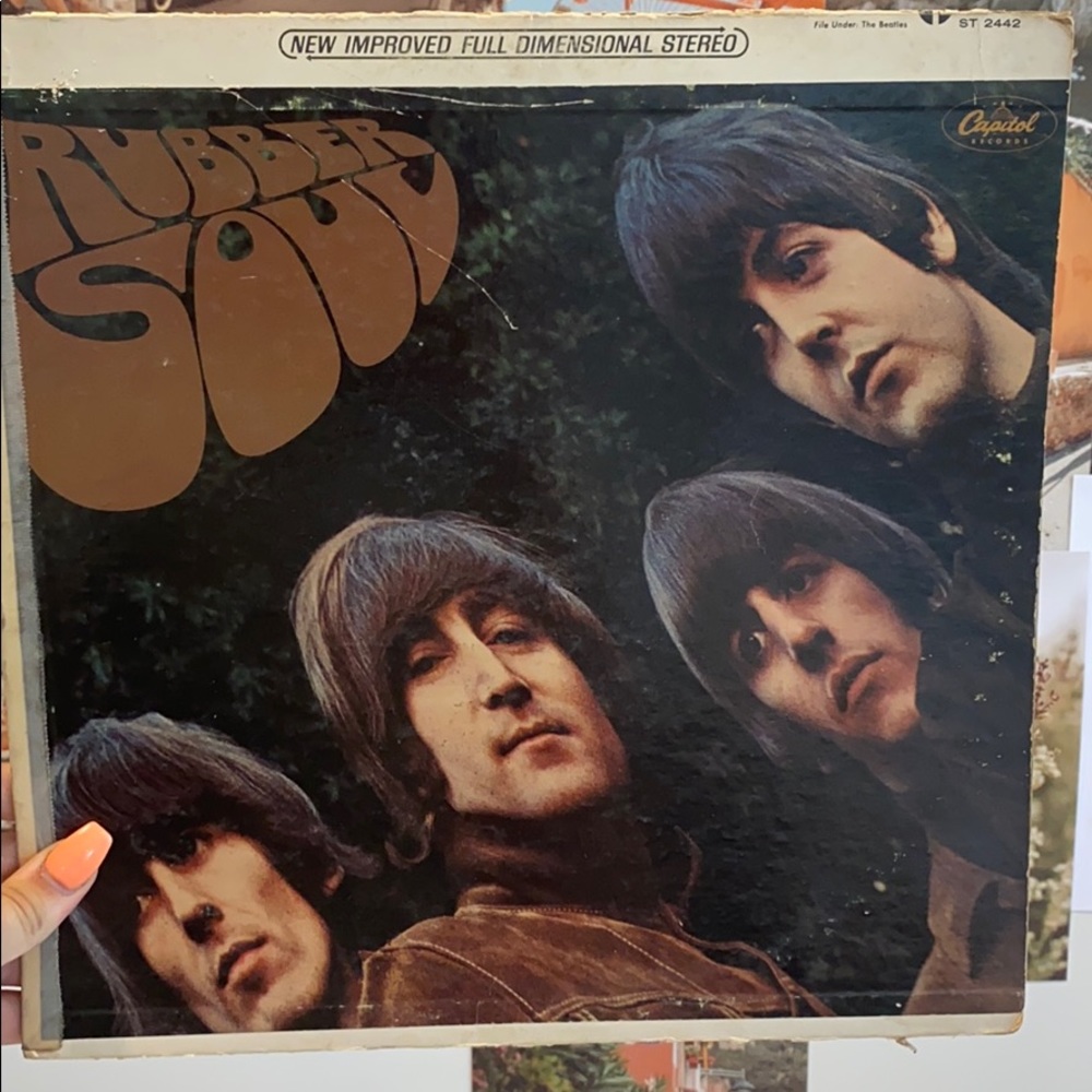 the beatles “rubber soul” record